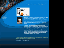 Tablet Screenshot of firetechconsulting.com